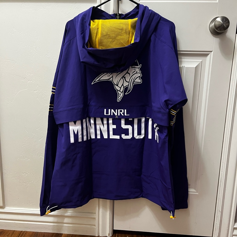 UNRL Vikings Purple Track Jacket - Picture 11 of 11